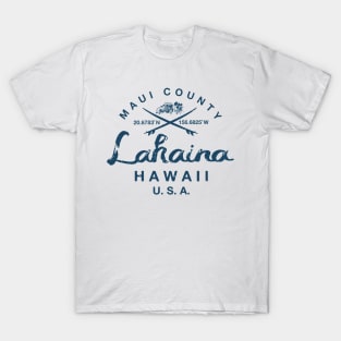 Lahaina Maui Hawaii Surfing Vintage T-Shirt